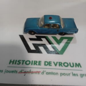 Matchbox Series Lesney N° 55 — Ford Fairlane Police Car Bleu Métallisé Vintage Made in England