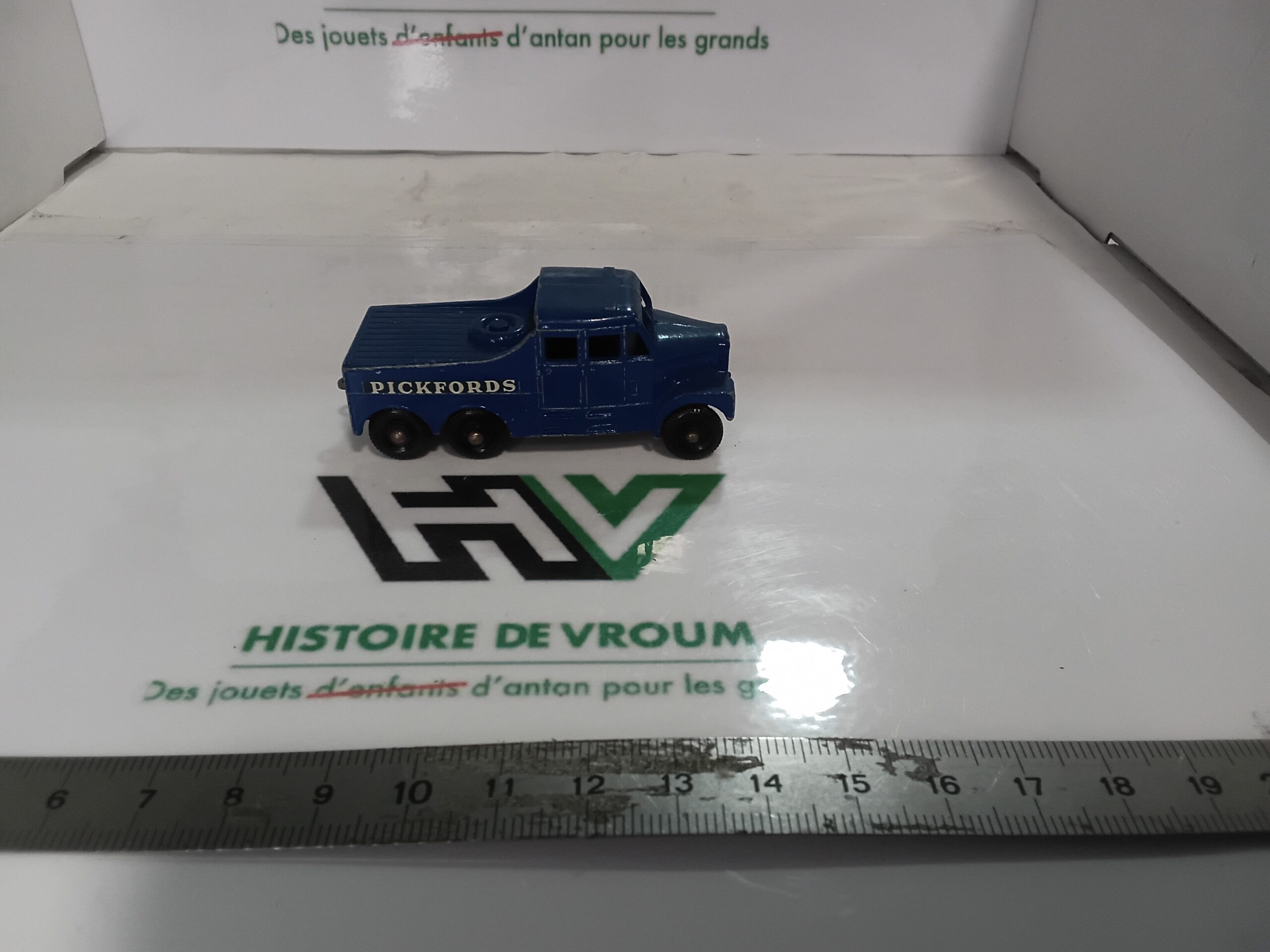 Matchbox Major Pack M-3 / 1-75 N° 16 — Scammell 6x6 Tractor Pickfords Bleu Vintage Made in England – Image 3