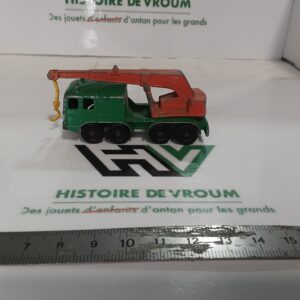 Matchbox Series Lesney N° 30 — Camion Grue Magirus-Deutz « 8 Wheel Crane » Vert et Orange Vintage Made in England