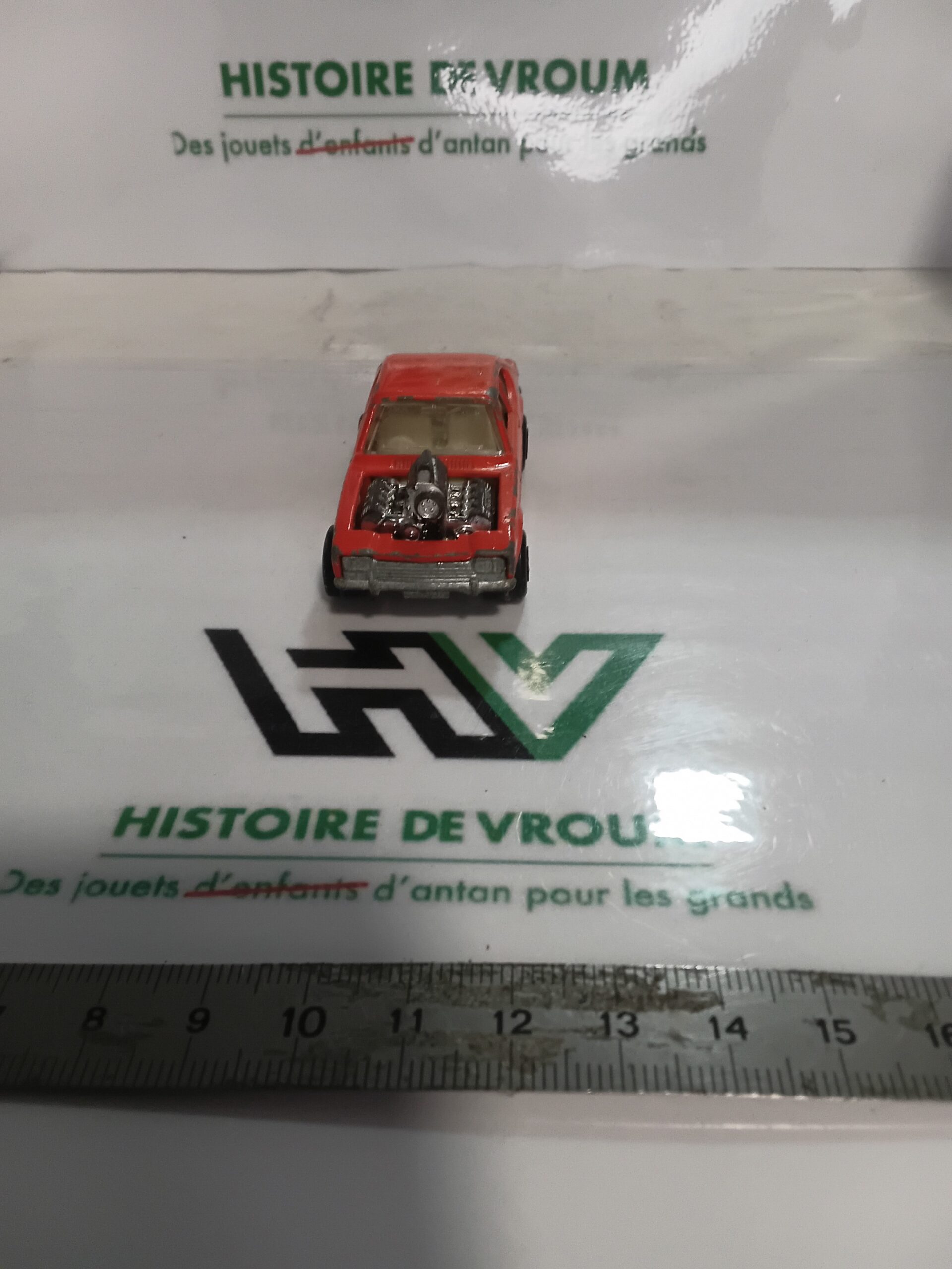 Matchbox Rola-Matics N° 67 — Ford Capri Hot Rocker Rouge Vintage Made in England (1973) – Image 3