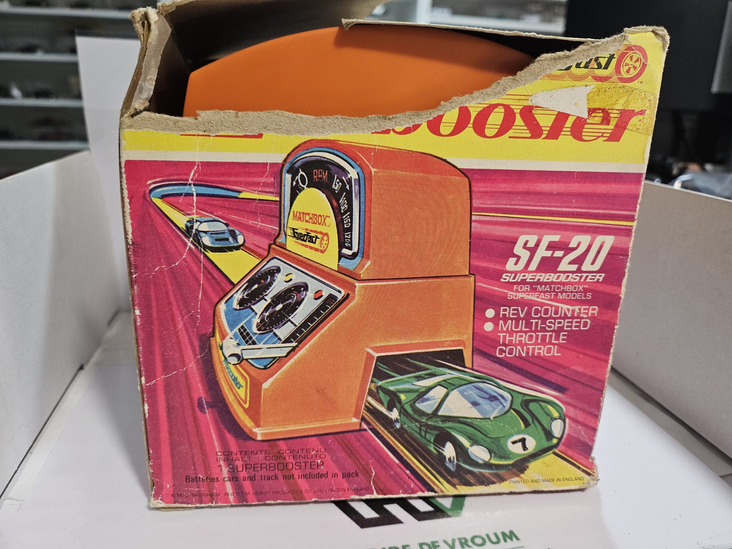 Matchbox Superfast Superbooster SF-20 vintage 1970 avec boîte et notice – Image 8