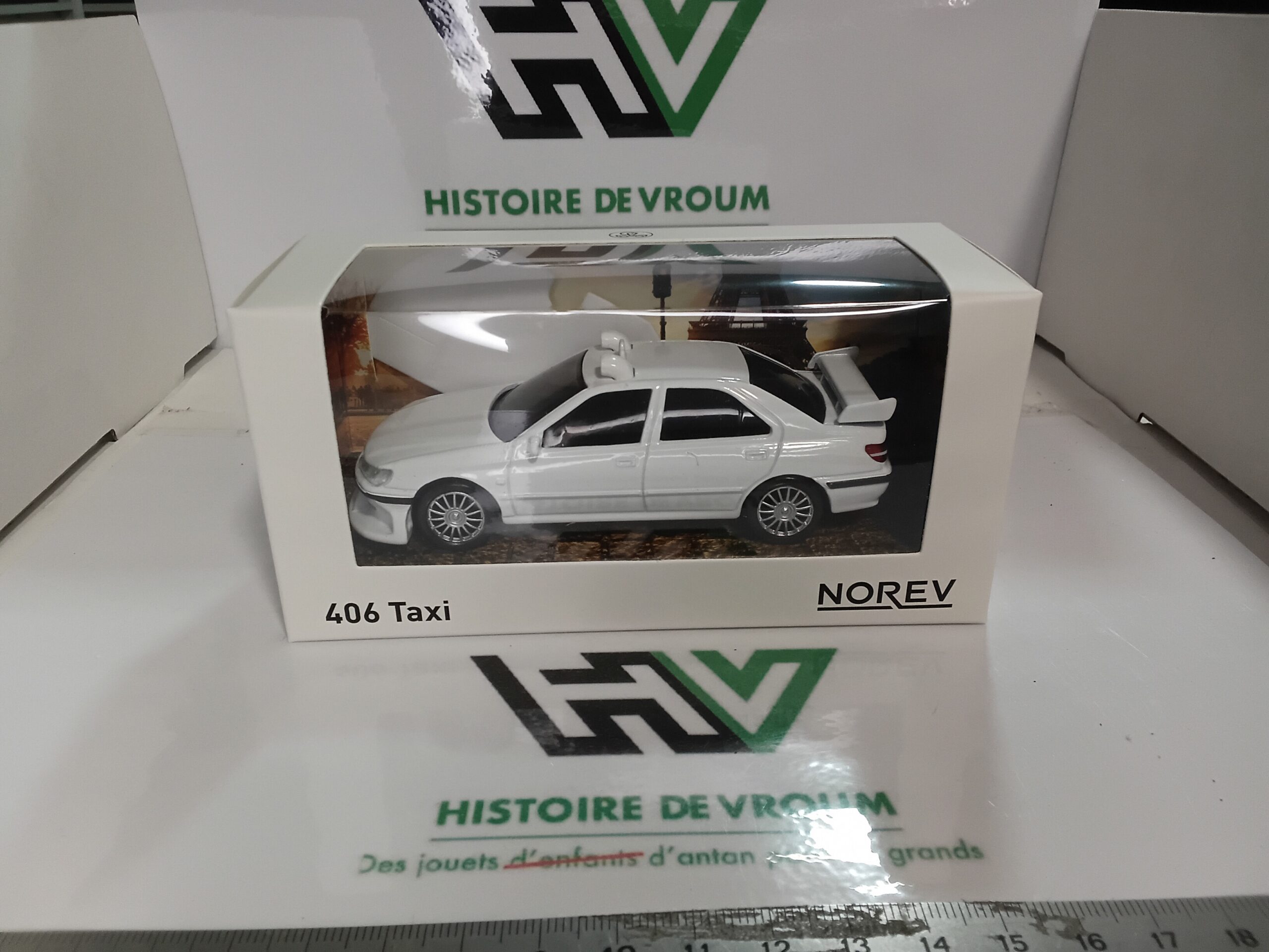 Norev 1/43 - Peugeot 406 Taxi (Film Taxi) - Neuf en boîte