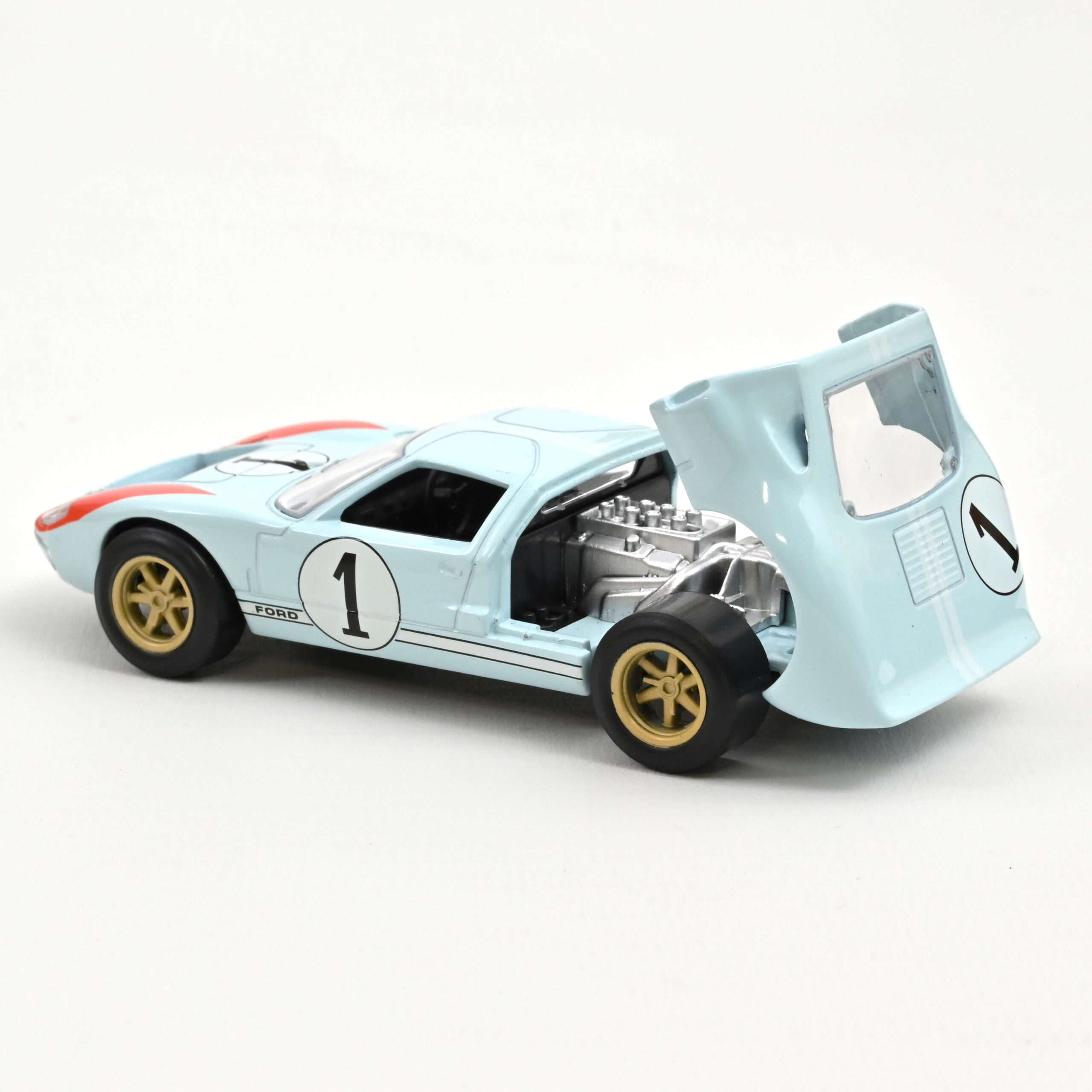 Ford GT40 (Bleu ciel et orange / Le Mans) – Image 4